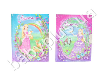 Блокнот на замку A6 KIDIS PRINCESS WORLD