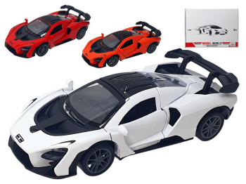 Машинка-модель гіперкар McLaren Senna, металева, 3 види (ціна за 1шт)