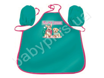 Фартух 34Х50см з нарукавниками 25см, LoveMyCorgi, KIDIS 8037