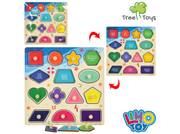 Дерев'яна іграшка Геометрика. Tree Toys MD 2770