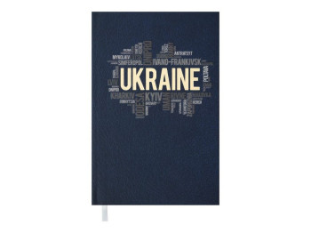 Щоденник UKRAINE, A6, т. синій, Buromax BM.2609-03