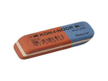 Гумка комбінована BlueStar. Koh-i-Noor 6521/40