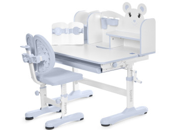 Парта з регульованою висотою та стільчиком. Bambi M 5800-11