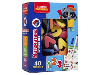 Магнітний набір Математика з маркером, Vladi Toys