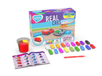 Набір тіста для ліплення Real Сars. ТМ LOVIN'DO 41191