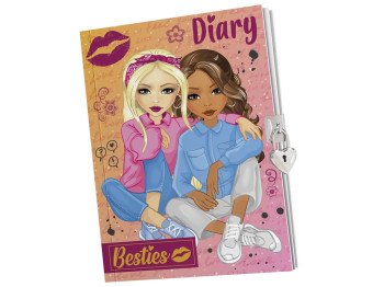 Щоденник А5 із замочком. 60 аркушів. Besties 961021