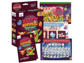 Настільна гра "Квест у коробці Монстри", 6+, Vladi Toys