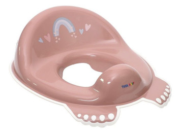 Туалетне сидіння Метео з гумками протиковзними рожеве. Tega Baby ME-002-123