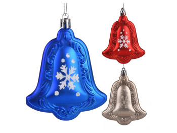 Елочные игрушки Bell 9см, 4шт, M47966