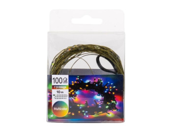 Гирлянда Роса 100LED разноцветная от USB 10м, 9133-015