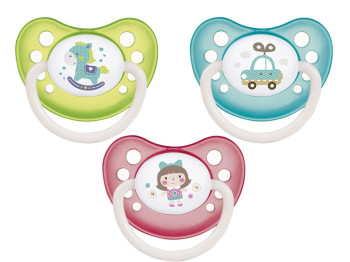 Пустушка латексна анатомічна 0-6 місяців Toys. Canpol Babies 23/259