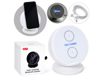 Колонка Bluetooth XC-11 с беспроводной зарядкой FG231110038P-1