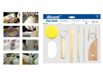 Набір інструментів для глини Clay Tools, 8 предметів, для моделювання