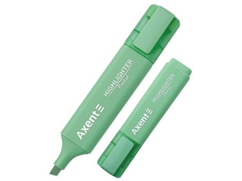 Маркер клиновидный пастель мятный Highlighter. Axent 2537-18-A