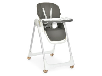 Дитячий стульчик для годування Bambi M 5673 Gray, 8 положень висоти, 2 положення спинки, сірий