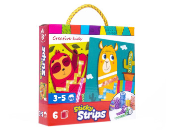 Набор для творчества, Sticky strips, Лама, Vladi Toys VT4433-04