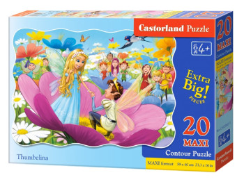 Пазлы Дюймовочка, 20 элементов, Castorland