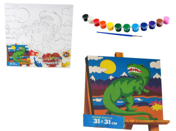 Набор для творчества Раскраска по номерам Coloring by numbers 31х31см, Danko Toys