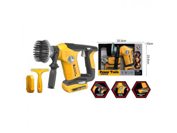 Шлифовальная машина игрушечная T016C, 27 см, светящийся и 2 режима, BabyToys