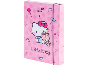 Папка В5 для тетрадей на резинке Kite Hello Kitty HK26-210-1, картон