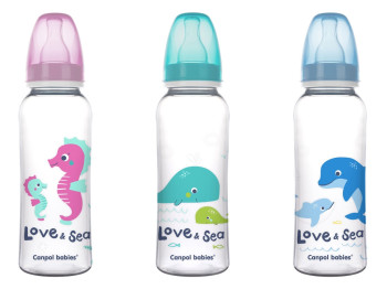 Пляшка 250 мл PP LOVE&SEA. Canpol Babies 59/400