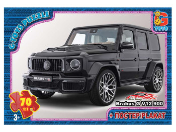 Пазлы картонные Гараж Мечты, 70 элементов, G-Toys