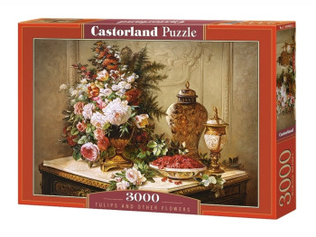 Пазлы Цветы, Живопись, 3000 элементов, Castorland