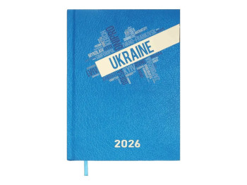 Щоденник датований Ukraine 2026 A5, 336 сторінок, тверда обкладинка, Buromax