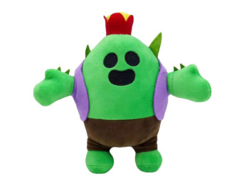 Мягкая игрушка. Спайк Brawl Stars 12 см. 