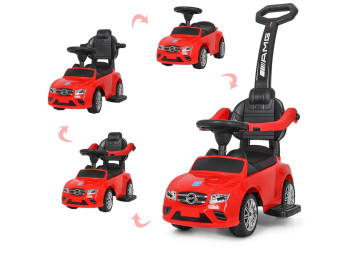 Каталка-толокар з батьківською ручкою 2в1. Bambi M 3902L-3