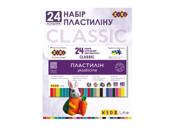 Пластилін класичний для ліплення, KIDS Line, ZiBi ZB.6236