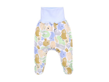 Ползунки детские унисекс белые с набивкой, Рост 74, Татошка