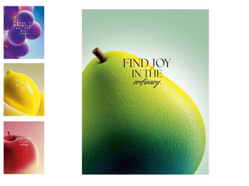 Зошит загальний Find Joy in the Ordinary, А5, 80 аркушів, у лінію, 4 види (ціна за 1ш), Школярик