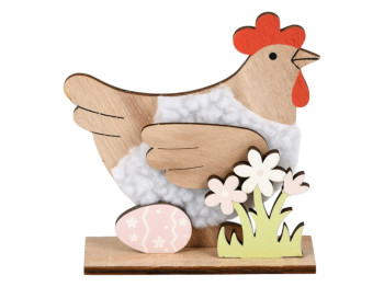 Декор великодній фігурка Chiken 12,5 см, дерев'яний, R33824