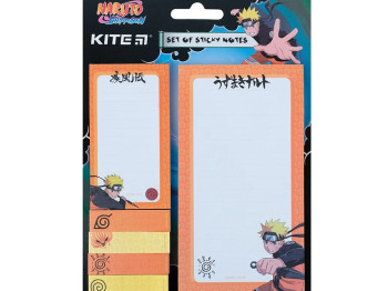 Блок бумаги с клейким слоем Naruto Shippuden, 75 листов, Kite