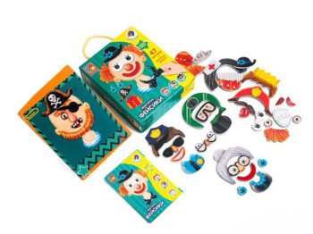 Магнітна гра Фейсики, Vladi Toys VT3702-15