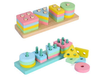 Деревянная игрушка Геометрика. MD 2909