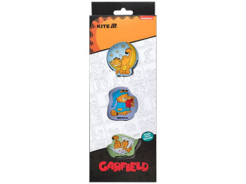 Набор бейджей на липучке, 3 штуки, Garfield Retro Classic, Kite