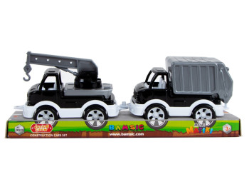 Кран мусоровоз Mini Matiki на планшет 2шт, BAMSIC
