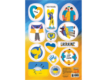 Стикеры MADE IN UKRAINE, No War, Кенгуру