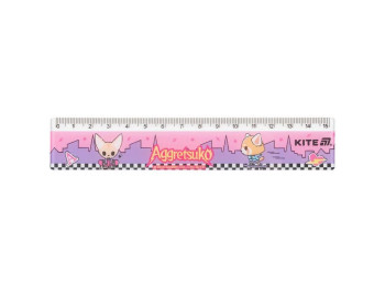 Линейка пластиковая, 15см Aggretsuko, Kite