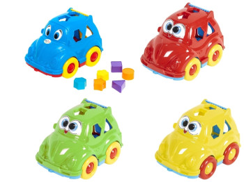 Игрушка машинка ORION Жук сортер с багажником, 4 вида