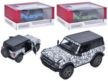 Машинка металева інерційна Джип Ford 2022 Bronco Camo Edition. Kinsmart KT5445WB
