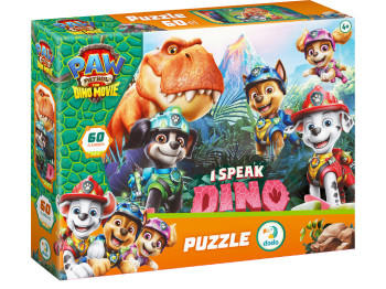 Пазл Paw Patrol Я розмовляю мовою динозавра, 60 елементів