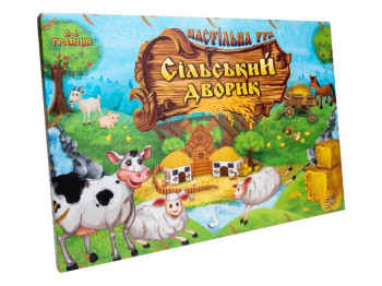 Настільна гра "Сільський дворик", 5+, Strateg