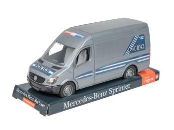 Машинка полицейская Mercedes-Benz Sprinter 39713 25 см, открывающаяся дверь, Tigres