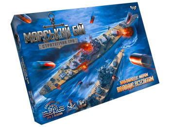 Настільна гра "Морський бій Стратегічна гра", 6+, Danko Toys