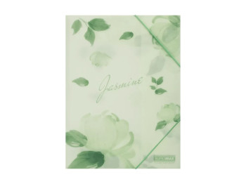 Папка на резинках A4 з матового пластику, дизайн Jasmine