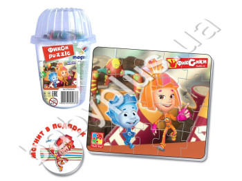 Пазлы в стаканчике Нолик и Симка, Vladi Toys