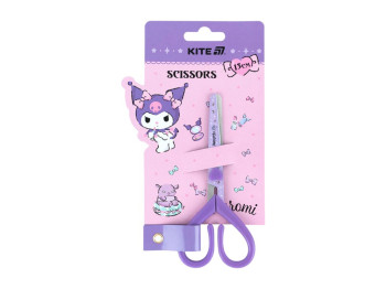 Ножницы детские Kite Kuromi HK25-121, 13 см, с рисунком на лезвии, ручки в форме сердца, Kite